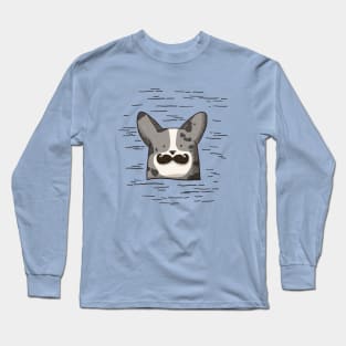 Movember - Cardigan Welsh Corgi Edition Long Sleeve T-Shirt